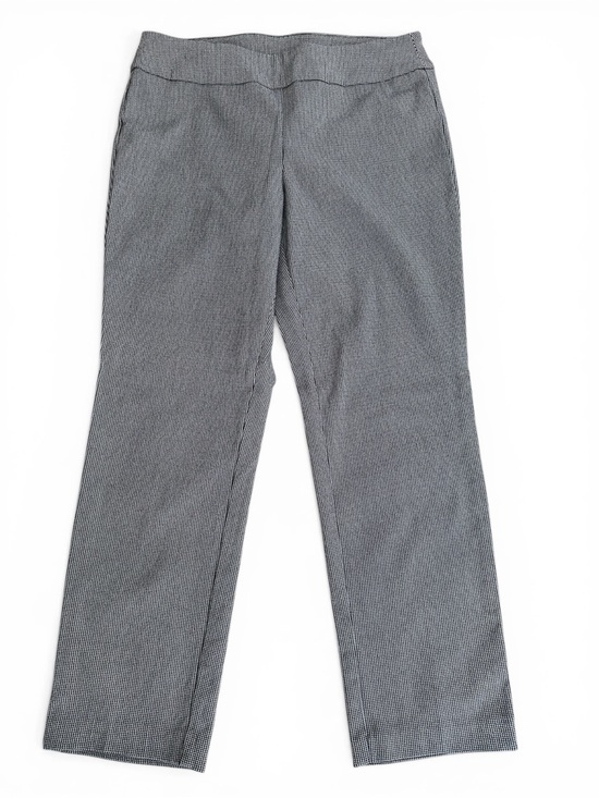 Tribal Pants - Tribal Women’s black/white Cropped Pants — Subtle Pattern